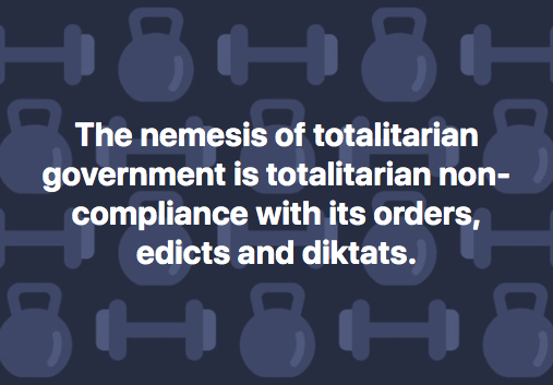The Nemesis of Totalitarian Government
